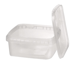 Chanrol Chanrol 500ml Tamper Evident Square Containers & Lids – Crystal Packaging