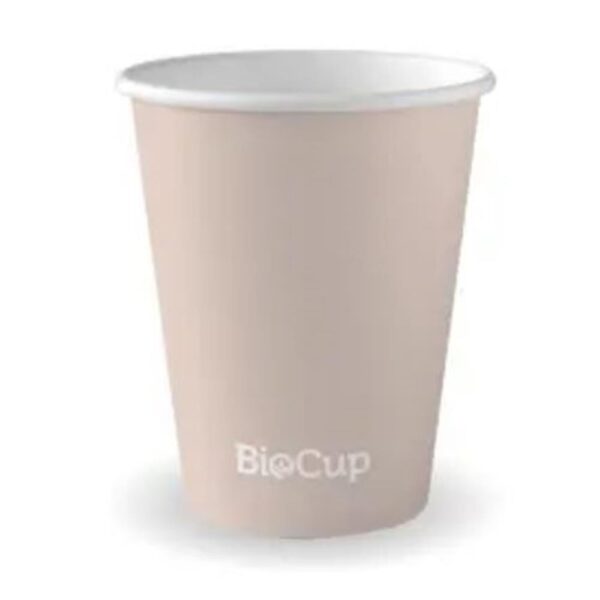 STONE AQUEOUS SINGLE WALL COFFEE CUP WHITE 8OZ – Crystal Packaging