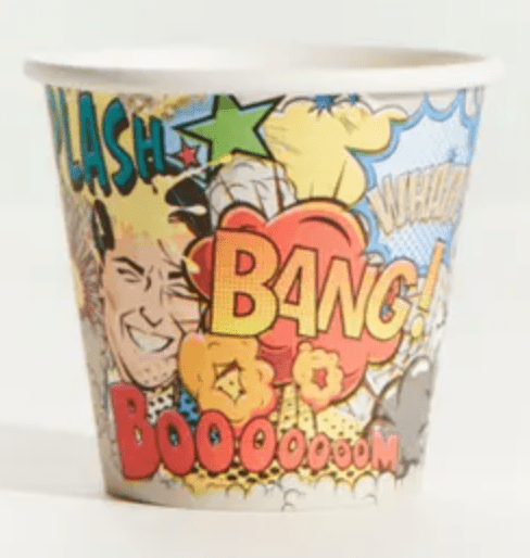 Truly Eco Aqueous Single Wall Coffee Cup Wham UNI 8oz – Crystal Packaging