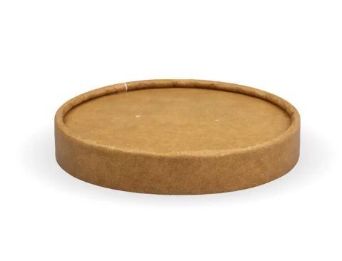 KRAFT PAPER BIOBOWL LID 8OZ